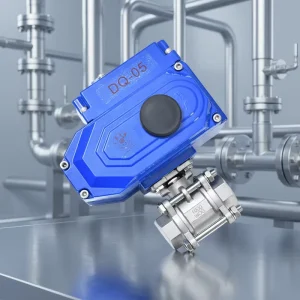 Industrial 1 4″ 4″ Electric Ball Valve Three Piece WCB SS316 High Pressure 1000 PSI Threaded Valve Factory