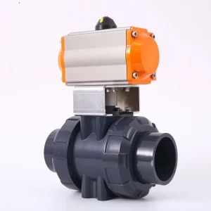 Industrial Anti Corrosive 8mm Actuator Angle Pneumatic Ball Valves Aluminum Adjustable Flange Plastic Ball Valve Air Control OEM