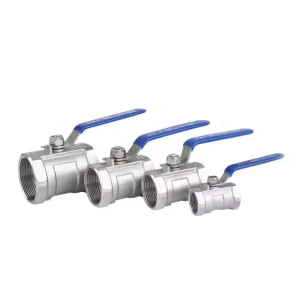 Industrial Ball Valve One Piece 304 316 Stainless Steel Ball Valve Manual Power Internal Thread Small