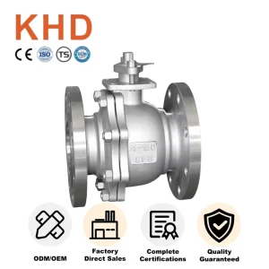 Industrial Ball Valves Stainless Steel 304 Flanged Type 4in Manual Ball Valves