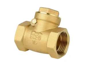 Industrial Bronze Check Valves Water Manual Shutoff PN20 Pressure Rated Swing Type Valve OEM Supplier