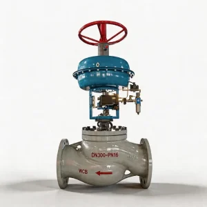 Industrial Compressor Pneumatic Control Valves with Diaphragm Actuator 4 20mA Digital Smart Positioner for Air Flow Regulating