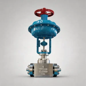 Industrial DN15 PN16 Pneumatic Digital Control Valve with Positioner and PTFE Seal for Water Flow and Pressure Regulating