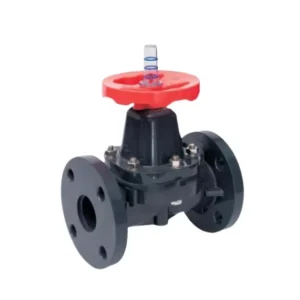 Industrial Diaphragm Valve Flanged DN15 DN100 Manual Single Flange Normal Temperature Water
