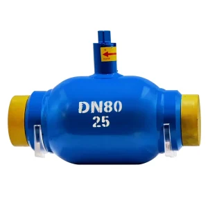 Industrial Full Bore Welded Manual Ball Valve for Water Fluid Control OEM