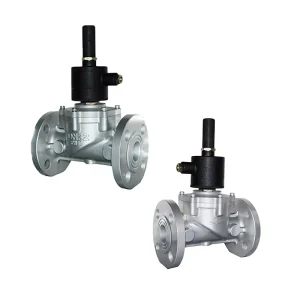 Industrial Gas Pipeline Electromagnetic Natural Gas Leak Alarm Emergency Shut off Valve With Flange Threaded Connection