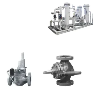 Industrial Gas Plant Pressure Reducing Regulator with Pressure Relief Supplier