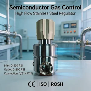 Industrial Gas Pressure Regulator High Pressure High Flow Factory Direct Supply