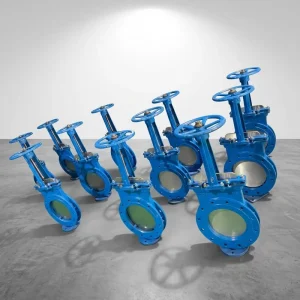 Industrial Grade DN250 PN16 Handwheel Flanged Hard Sealed Wear Resistant Alloy Knife Gate Valve