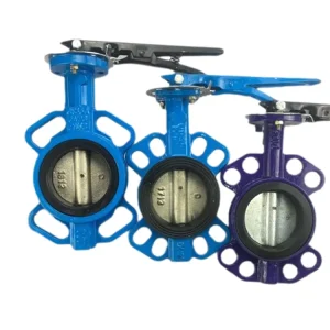 Industrial Grade EPDM Seal Manual Butterfly Valve Cast Iron Body for Water Use