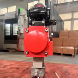 Industrial Grade Stainless Steel Control Valve Pneumatic High Pressure Ball Valve Water Position Feedback OEM Customized