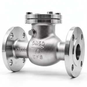 Industrial H44H Stainless Steel Swing Check Valve SS304 SS316 Flanged Non-return Valve for Municipal Water Pipeline