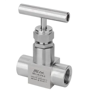 Industrial High Pressure 10,000 PSI Stainless Steel 316 2-Way High Temperature Manual Needle Valve for Gas Flow