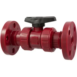 Industrial PPH Ball Valve Corrosion-Resistant 2″-12″ Flanged HDPE Valve for Water, Gas and Oil