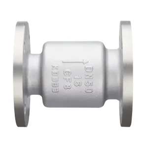 Industrial Pipe Connection Stainless Steel Metal Standard SS304 Water Air Compressor Control Pressure Flange Check Valve