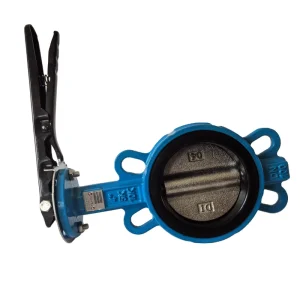 Industrial Pipeline SS304 Butterfly Resilient Seated Double Flanged Butterfly Gear Operated Butterfly Valve Supplier