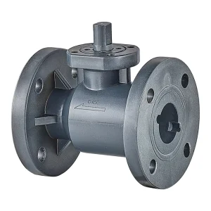 Industrial Plastic Flanged Ball Valve DN50 UPVC Corrosion-Resistant Manual Water Control Valve OEM