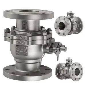 Industrial Pneumatic Stainless Steel Ball Valve SS304 SS316 Fast Acting Air Actuated Ball Valve