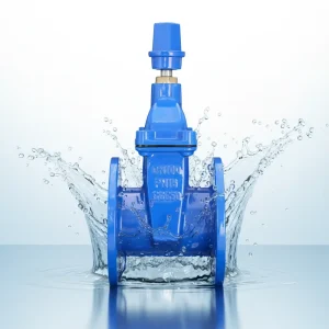 Industrial Resilient Wedge Soft Sealed Non-Rising Stem Cast Iron Manual Safety Structure Water Gate Valves