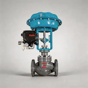 Industrial Samson Pneumatic Globe Control Valve with Siemens Digital Positioner for Water Flow Control 2 Way Stainless Steel