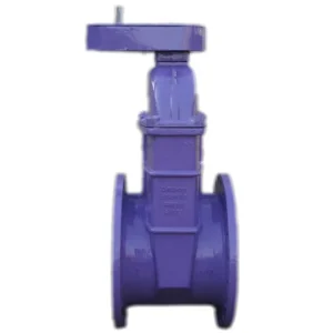 Industrial Standard 6 Inch PN16 Ductile Iron Gate Valve Stem Extension Sluice Valve for Underground Water Pipeline