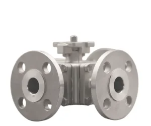 Industrial Three Way Flanged Ball Float Valve Stainless Steel 304/316 Manual Water OEM Support ISO Mounting Pad
