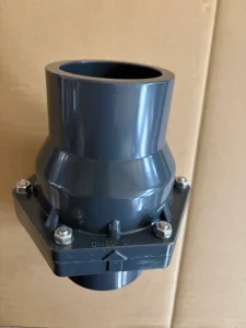 Industrial UPVC Swing Check Valve Corrosion Resistant Plastic Non Return Valve for Irrigation & Pool