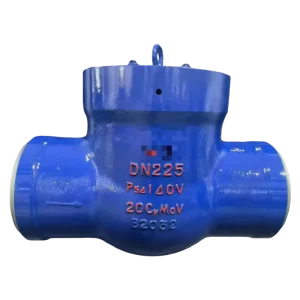 Industrial Use Cast Steel Bolted Bonnet Swing Check Valve 4 Port Size Butt Welding Connection High Temperature