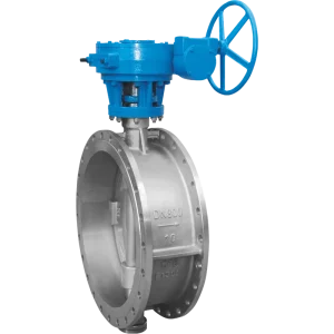 Industrial Use Triple Eccentric Stainless Steel Butterfly Valve Manual Gear Box Flanged Wafer Hard Sealed 2 48 Inch Normal