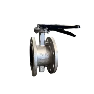Industrial Valve High Quality Stainless Steel Flanged butterfly Valve