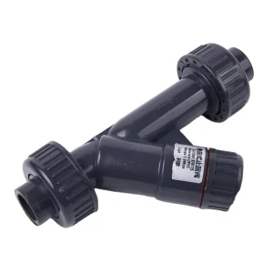 Industrial Water Treatment Sturdy PVC Angle Seat Check Valve High Quality DIN Standard