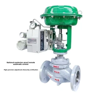Industrial ZJHP Series Pneumatic Single Seat Diaphragm Valve Model 16C 16P High Precision Stainless Steel Steam Water Gas Flow
