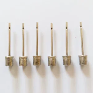 Inflatable Air Valve Adaptor Stainless Steel Pump Pin Sport Ball Inflating Pump Needle for Football Basketball Soccer