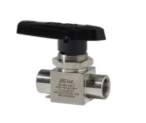 Instrument Manual Gas Ball Valve Stainless Steel Double Ferrule B1 Type FD-LOK Hydraulic Industrial Valve Base 5000psi NPT OEM