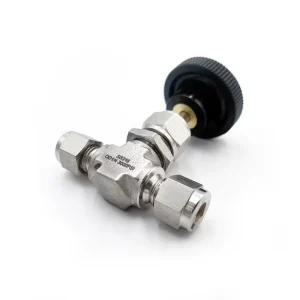 Integral Bonnet Forged Stainless Steel 316L 6000 PSI Water Pipe Needle Valves Double Ferrule Needle Valve OD 1/4