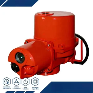 Intelligent Modulating Quarter-Turn Electric Valve Actuator Local/Remote Control Self-Calibration for Power Plant