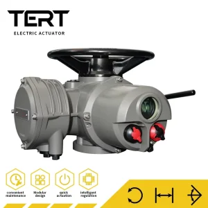 Intelligent Multi-Turn Electric Actuator, AC 380V 220V 50Hz, 4-20mA DC Output Signal, Non-Intrusive Design for Chemical Plant