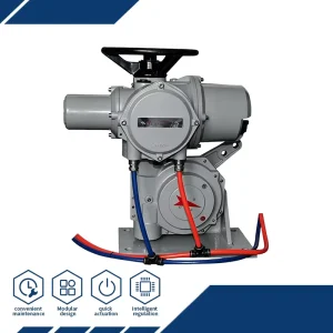 Intelligent Part-Turn Electric Actuator, AC 220V 380V, 4-20mA DC Input Signal, Multilingual Menu Support for Metallurgy