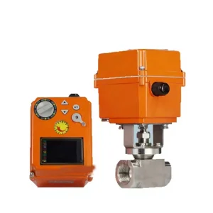 Intelligent Proportional Electric Needle Valve with Micro Flow Adjustment High-Pressure Motorized Ball Valve for Water