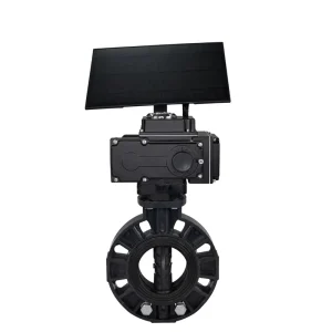 Intelligent Solar Electric Irrigation Valve Controller Remote Controlled Butterfly Pulse Gate for Agricultural Water