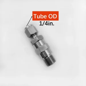 Interchangeable Swagelok Model 316 Stainless Steel Manual Power Check Valve High Temperature SS 6C MM 1 3 for Gas Media