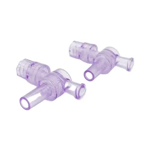 Intravenous Injection Pneumatic High Temperature Three-Way Small Water Flow Control Check Stopcock Valve for Medical Field