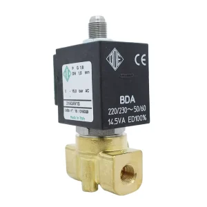 Italy ODE three Way Solenoid Valve 31A2AV15 for Water gas compressed air normally closed internal thread Brass Body in stock