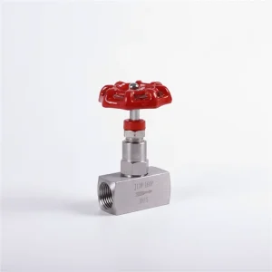 J13W Stainless Steel 304 Needle Valve DN6-DN25 Threaded End 1-Way Manual Wheel GB Water Pipeline