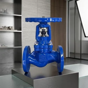 J41T J41H 16Q DN40 ductile iron flange type DIN corrugated pipe globe valve 304 sealed globe valve