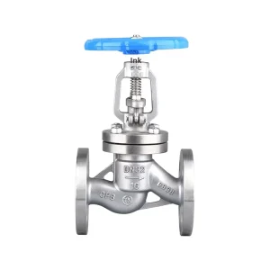 J41W-16P Manual High-Temperature Water Flange Globe Valve 304/316L Stainless Steel Food Grade