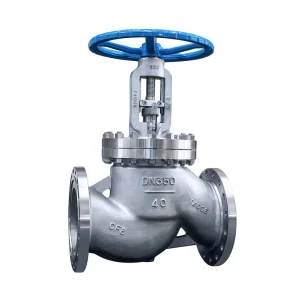 J41W 40P Flanged Globe Valve Stainless Steel Manual Stop for High Pressure Steam
