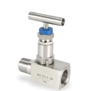 JERI Mini Needle Valve Stainless Steel 316 High Pressure 2 Way DN10 DN50 6000 Psi 1 2″NPT General Manual Pressure Valve