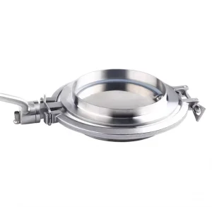 JIEXCIN Food Grade SS304 Manual Rotary Powder Butterfly Valve with Weld Connection DN150 DN300 Sanitary 1 Year Warranty