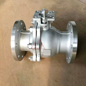 JIS 10K CF8 Stainless Steel Manual Industrial Pipe Control Valve Flanged Ball Valve for Water Treatment